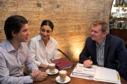 Business meeting with Ray Taggart.