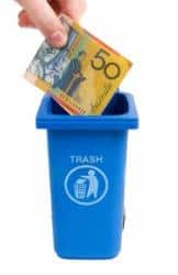 Throwing away money